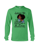 September Girl If My Mouth Doesn't Say It My Face Definitely Will Classic T-Shirt - Guys V-Neck - Unisex Long Sleeve