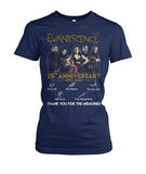 Evanescence 25Th Anniversary T-Shirt - Guys Tee - Ladies Tee