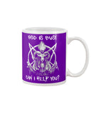 God Is Busy, Can I Help You Limited Classic T- Shirt - Mug