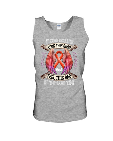 It Takes Skills To Look This Good T-Shirt - Unisex Tank Top - Ladies Flowy Tank