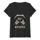 New Orleans Saints - Metallica T-Shirt - Youth Tee - Ladies V-Neck