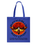 Buffalo Bill's Body Lotion Tote Bag - Guys Tee - Basketweave Tote Bag