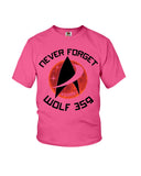 Never Forget Wolf 359 - Youth Tee - Ladies Tee