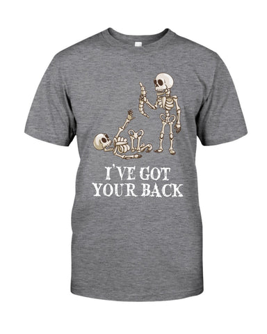 Skeleton- I've Got Your Back Limited Classic T- Shirt - Guys Tee - Unisex Long Sleeve