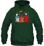 Halloween Cute Cats T-Shirt - Unisex Long Sleeve - Hoodie