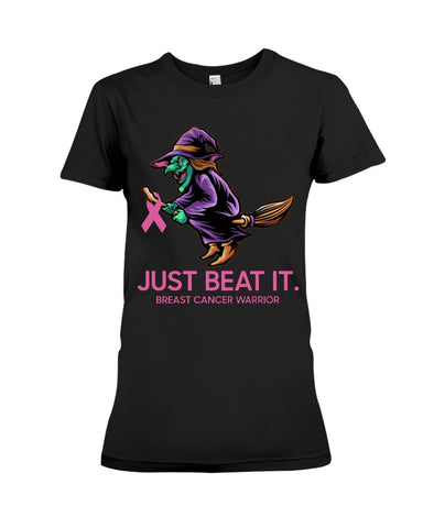 Just Beat It- Breast Cancer Awareness Limited Classic T- Shirt - Ladies Tee - Hoodie