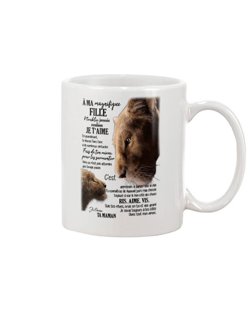 A Ma Magnifique Fille Vertical Mug