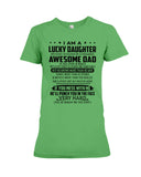 Lucky Daughter Of A March Awesome Dad Limited Classic T-Shirt - Ladies Tee - Hoodie