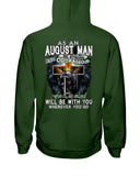 August Man Be Strong And Courageous Limited Classic T-Shirt - Hoodie - Guys V-Neck