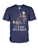 Skeleton- I've Got Your Back Limited Classic T- Shirt - Hoodie - Guys V-Neck
