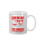 Grew Up Playing With Fire Trucks Tote Bag - Mug