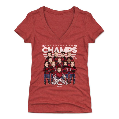 Alex Ovechkin Women's V-Neck T-Shirt | 500 LEVEL