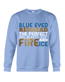 Blue Eye Hedhead The Perfect Blend Of Fire And Ice Limited Classic T- Shirt - Sweatshirt - Ladies Flowy Tank