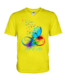 Let It Be Coloful Butterfly Limited Classic T-Shirt - Guys V-Neck - Mug