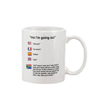 South Africa Ma I'm Going Out T-Shirt - Mug