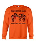 Cows Make Me Happy Tote Bag - Unisex Long Sleeve - Sweatshirt