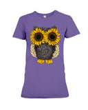 Sunflower Owl Limited Classic T-Shirt - Ladies Tee - Hoodie