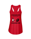 A Woman Needs Wine And Rugby Limited Classic T-Shirt - Ladies Flowy Tank - Youth Tee