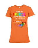 I Am A Nurse Tote Bag - Youth Tee - Ladies Tee