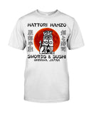 Hattori Hanzo Swords & Sushi T-Shirt - Guys Tee - Unisex Long Sleeve