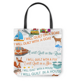 I Will Quilt Everywhere Limited Classic T-Shirt - Mug - Basketweave Tote Bag