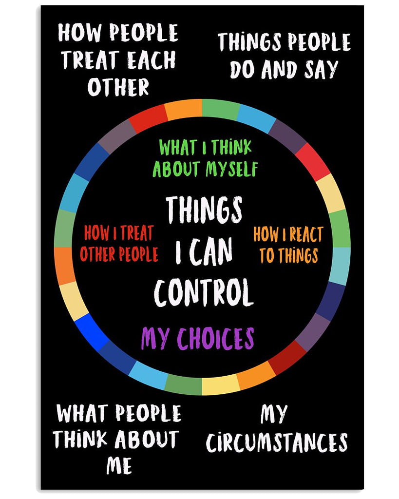 Things I Can Control Vertical Poster