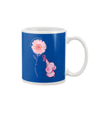 A Pink Elephant Beside Pink Flower  Limited Classic T-Shirt - Mug