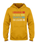 Librarian -The Man-The Myth- The Lengend Tote Bag - Ladies Tee - Hoodie