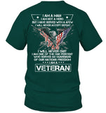 Flag Eagle Vetern Hero Limited Classic T-Shirt - Guys Tee - Unisex Long Sleeve