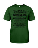 Lucky Daughter Of A March Awesome Dad Limited Classic T-Shirt - Guys Tee - Sweatshirt