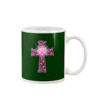 Breast Cancer Cross T-Shirt - Mug