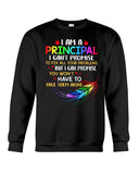 I Am A Principal Tote Bag - Unisex Long Sleeve - Sweatshirt