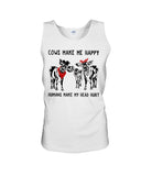 Cows Make Me Happy Tote Bag - Unisex Tank Top - Ladies Flowy Tank