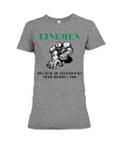 Football - Linemen Limited Classic T-Shirt - Ladies Tee - Hoodie