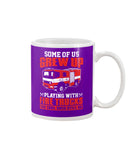 Grew Up Playing With Fire Trucks Tote Bag - Mug