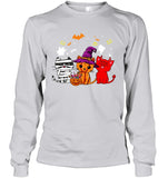 Halloween Cute Cats T-Shirt - Unisex Long Sleeve - Hoodie