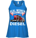 Real Woman Smell Like Diesel T-Shirt - Mug - Ladies Flowy Tank