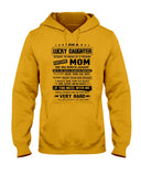 January Girl - Lucky Daughter Was Raised By Awesome Mom T-Shirt - Hoodie - Guys V-Neck