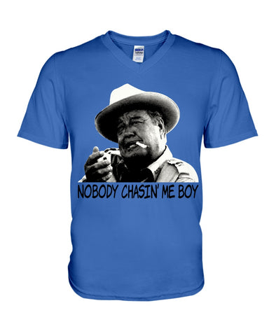 Nobody Chasin Me Boy Limited Classic T-Shirt - Guys V-Neck - Unisex Long Sleeve