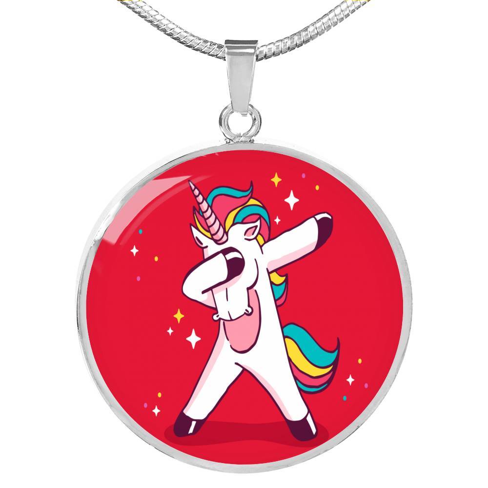 Dabbing unicorn Necklace