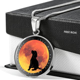 I Love My Beagle to the Moon and Back with Optional Engraving