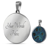 Aqua Blue Aurora Paw