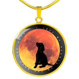 I Love My Beagle to the Moon and Back with Optional Engraving