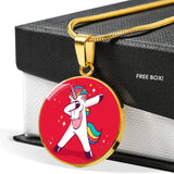 Dabbing unicorn Necklace