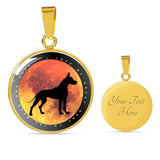 I Love My Great Dane To the Moon and Back with Optional Engraving