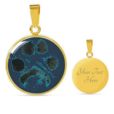 Aqua Blue Aurora Paw
