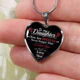 Mom Daughter Necklace- You Are Special Never Forget That