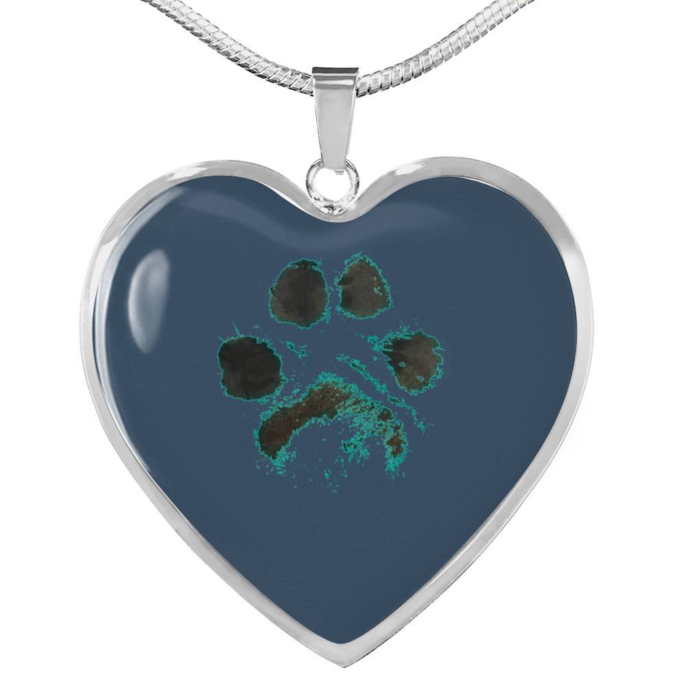Aqua Green Aurora Paw