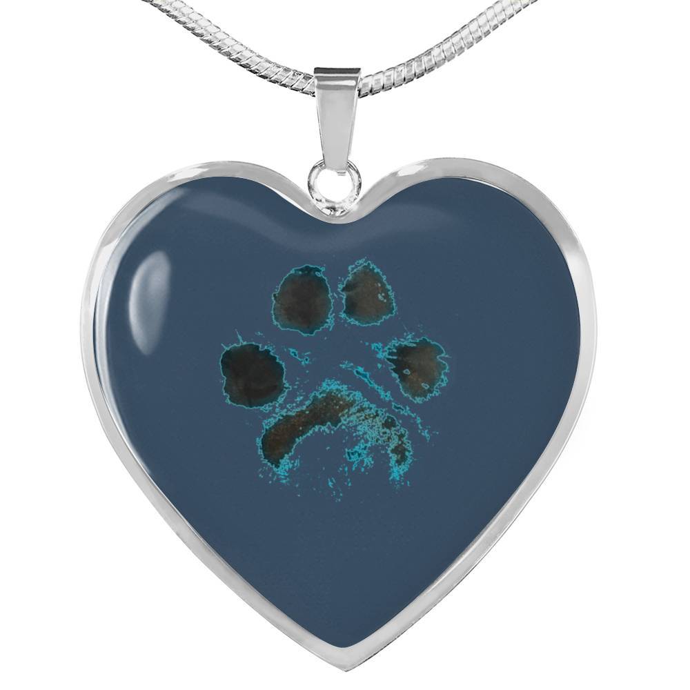 Aqua Blue Aurora Paw