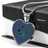 Aqua Blue Aurora Paw
